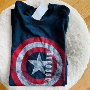 MARVEL | NWT 💯% Cotton Captain America T-Shirt